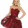 Alyce Paris Dress Style 2650 3 Alyce Paris short prom dress style 2650 in Burgundy