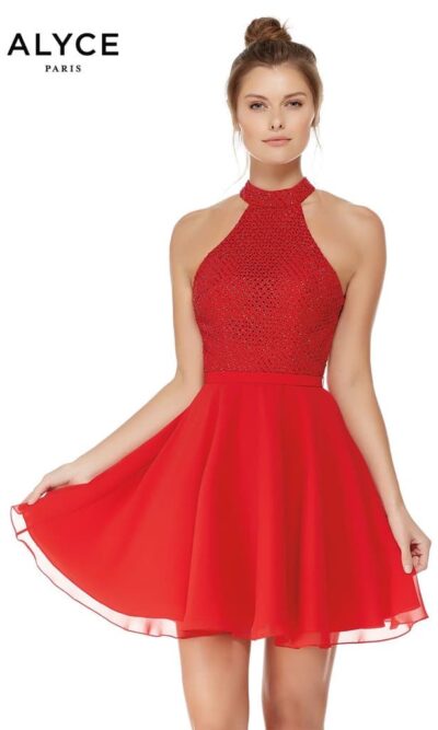 Alyce Paris Dress Style 2652 in Red | Silhouette London