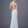Alyce Paris Dress Style 35578 (Ivory) 4 Young Woman wearing Alyce Paris Long Prom Dress Style 35578 in Ivory from Silhouette London a Prom Dress Boutique in Greater London