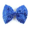 Crystal Bowband in Royal Blue 4 Crystal Bow in Royal Blue Fabulous Large bowband in royal blue with matching royal blue crystals on a silver clip from Silhouette London