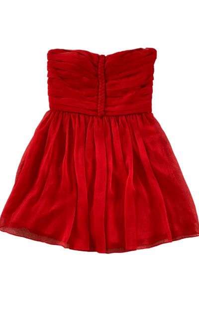 Pre-Loved Red Chiffon Dress
