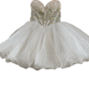 Pre-Loved Sherri Hill Prom Dress 2 'Pre- Loved' Sherri Hill Ivory Prom Dress, from Silhouette London, Girls Party Dress specialist in London
