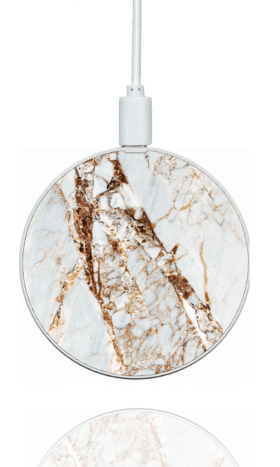 Rose Gold Marble Wireless Charger | Silhouette London