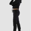 Black Combat Co-Ord 3 Crop Combat Co ord Black