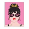 Pink 'Girl Power' Cartoon Wall Art 3 Girls Power