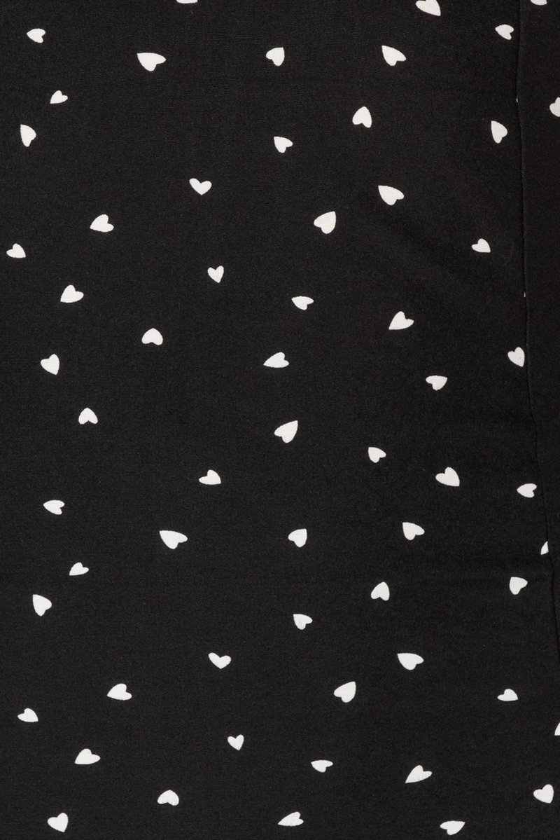 Black Heart Tie Strap Mini Dress 2 Black Heart Tie Strap Mini Dress - Image 2