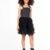 Zoe Ltd Naomi Dress Black 4 Zoe Ltd Naomi Party Dress in Black Tweed and Tulle