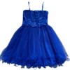Pre-Loved Royal Blue Sequin and Tulle Dress Age 10 3 Pre- oved Sequin and Tulle Royal Blue Dress Age 10