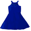 Pre-Loved Elisa B Royal Blue Halter Dress 3 Pre-Loved Elisa B Royal Blue Halter Neck Skater Dress