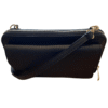 Leather Smart Phone Crossbody Bag 3 Mobile Phone Black Leather Crossbody Bag