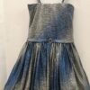 Les Tout Petits Blue/Silver Party Dress 2 Les Tout Petits Blue/Silver Ombre Metallic Party Dress
