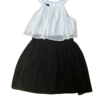Pre-Loved By & By Chiffon Party Dress Age 12 2 Pre-Loved By & By Ivory/Black Chiffon Party Dress Age 12