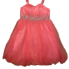 Pre-Loved Coral Tulle Prom Dress Age 8 6 Pre-Loved Coral Prom Dress Age 8 by Cinderella Couture