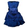 Pre-Loved Jessica McClintock Blue Taffeta Party Dress 3 Pre-Loved Jessica McClintock Blue Taffeta Party Dress