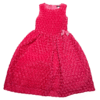 Pre-Loved David Charles Hot Pink Rosette Dress 3 Pre-Loved David Charles Dress with Hot Pink Rosettes