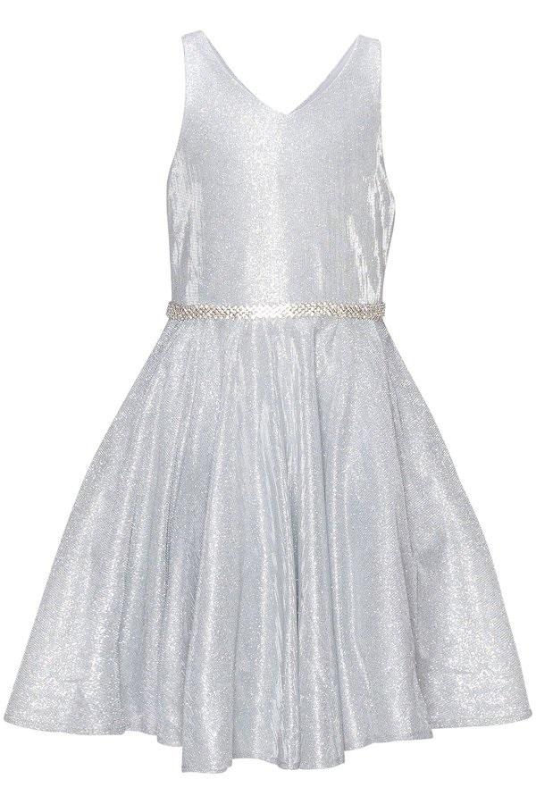 Cinderella Couture Dress Style 8013 2 Cinderella Couture Prom Dress Style 8013 in Silver