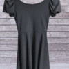 Cheryl Kids Puff Sleeve Skater Dress 3 Cheryl Kids Puff Sleeve Skater Dress in Black