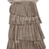 Pre-Loved Liu.Jo Gold Tassel Dress 3 Pre-Loved Liu.Jo Gold shimmer tulle tassel dress Age 14
