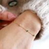 Gold Rainbow Crystal Charm Bracelet 4 Lisa Angel gold rainbow crystal bracelet