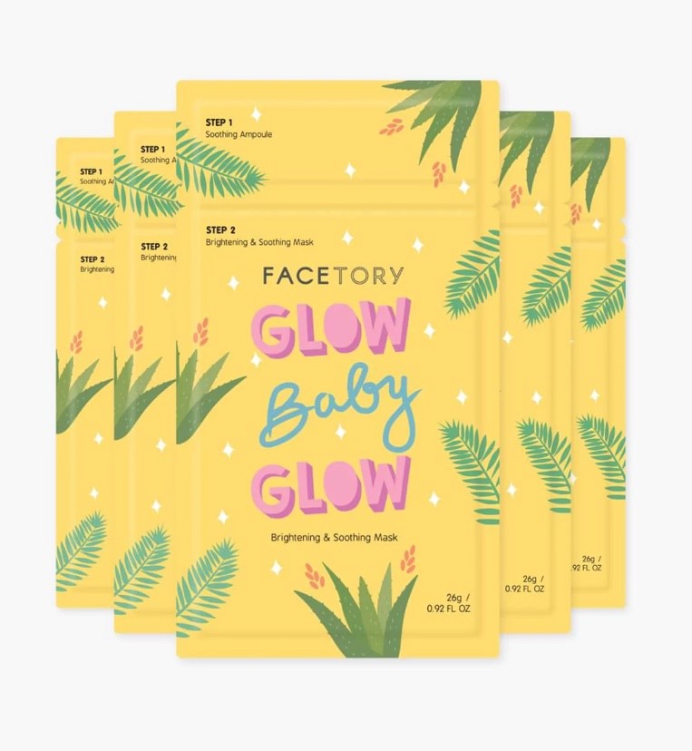 Facetory Glow Baby Glow Face Mask 1 facetory glow baby glow face mask