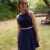 Sass & Sparkle Nessya Dress 4 Sass & Sparkle Nessya Dress in Navy Jersey and Mesh