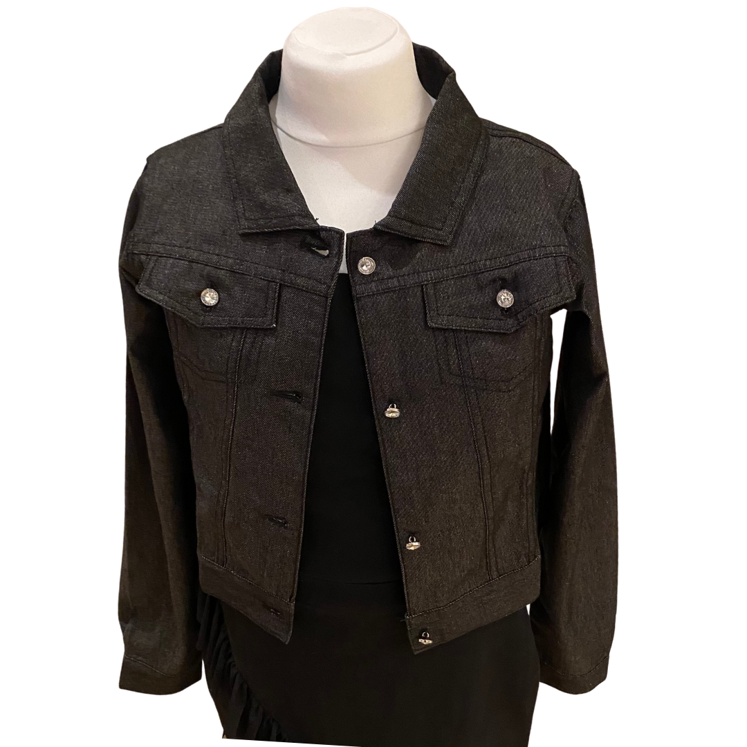 Sass & Sparkle Millie Jacket 2 Sass & Sparkle Millie Jacket in Grey Denim