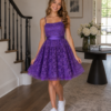 Pre-Loved Jessica McClintock Purple Lace Dress 3 Shona Holt Purple Lace Jessica McClintock on model e1781871532664