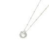 Nikita Heart Necklace 9 Double Heart Nikita Necklace in Silver