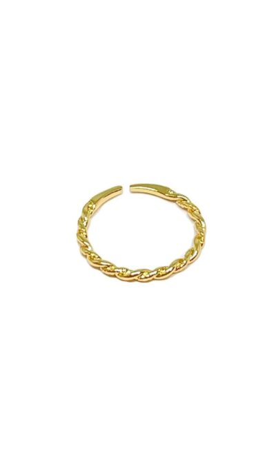 Rachel Twist Ring in Gold