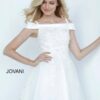 Jovani Girls Prom Dress Style K00361 4 Jovani Girls Party Dress Style K00361 in White lace and tulle