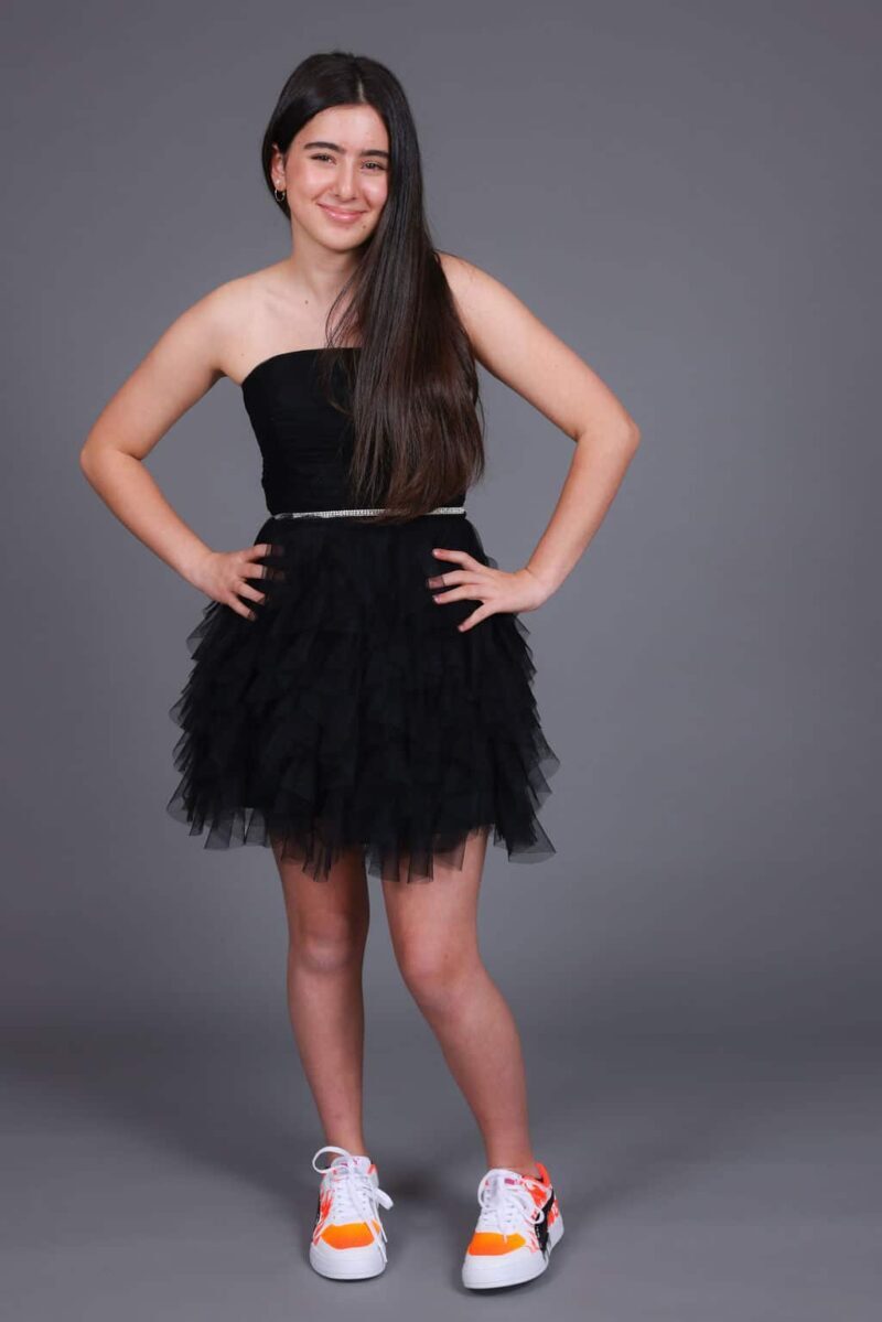 Pre-Loved Rock the Dress -The Addison 1 Rock the Dress Addison Dress in Black Tulle