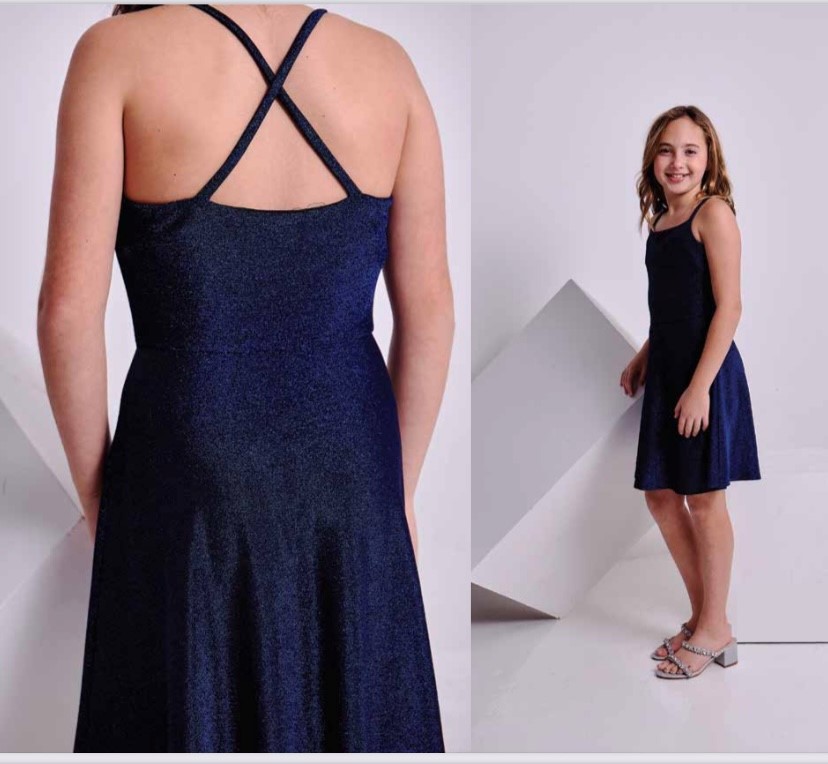 Stella 88 Taylor Skater Dress 1 Stella 88 Taylor Royal Blue Shimmer Skater Party Dress