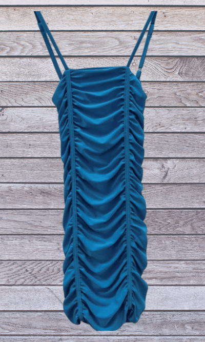 Cheryl Kids Ava Bodycon Dress in Teal