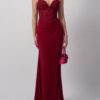 Mascara Collection Prom Dress Style MC18328 6 Mascara Collection Long Prom Dress Style MC18328 in Berry