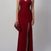 Mascara Collection Prom Dress Style MC19316 6 Mascara Collection Long Prom Dress Style MC19316 in Wine