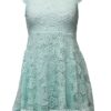 Ava & Yelly Mint Lace Skater Dress 3 Ava & Yelly Mint Lace Skater Service Party Dress
