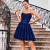 Jadore Evening Style J24079 Ivory 5 Jadore Evening Short Prom Dress Style J24079 in Navy