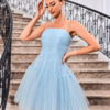 Jadore Evening Style J24090 Light Blue 4 Jadore Evening Short Prom Dress J24090 in Dove Blue