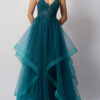 Mascara Collection Style MC11341 9 Mascara Collection Long Prom Dress Style MC11341 in Petrol