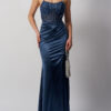 Mascara Collection Prom Dress Style MC11433 5 Mascara Collection Prom Dress Style MC11433 in Airforce Blue