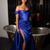 To the Nines Prom Dress Style TNL709 2 To the Nines Prom Dress Style TNL709 in royal blue satin