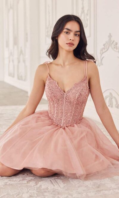 LADivine Short Prom Dress Style CD0236