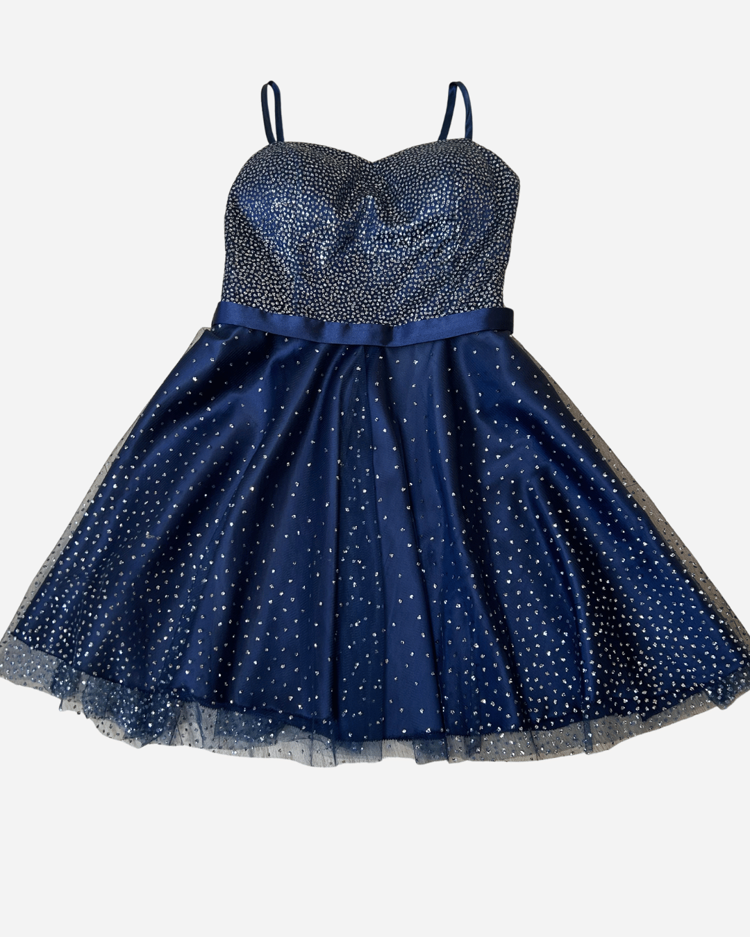 Pre-Loved SheSay Couture Party Dress in Navy 3 SheSay Couture Navy Short Party Dress