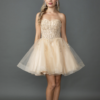 Dancing Queen Party Dress Style 3430 8 Dancing Queen Short Party Dress Style 3430 in Champagne