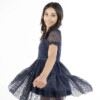 Zoe Ltd Cherry Dress in Navy 3 Zoe Ltd short sleeve fit and flare Cherry Dress in Navy