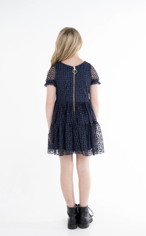 Zoe Ltd Cherry Dress in Navy 4 Zoe Ltd Cherry Dress in Navy - Image 4